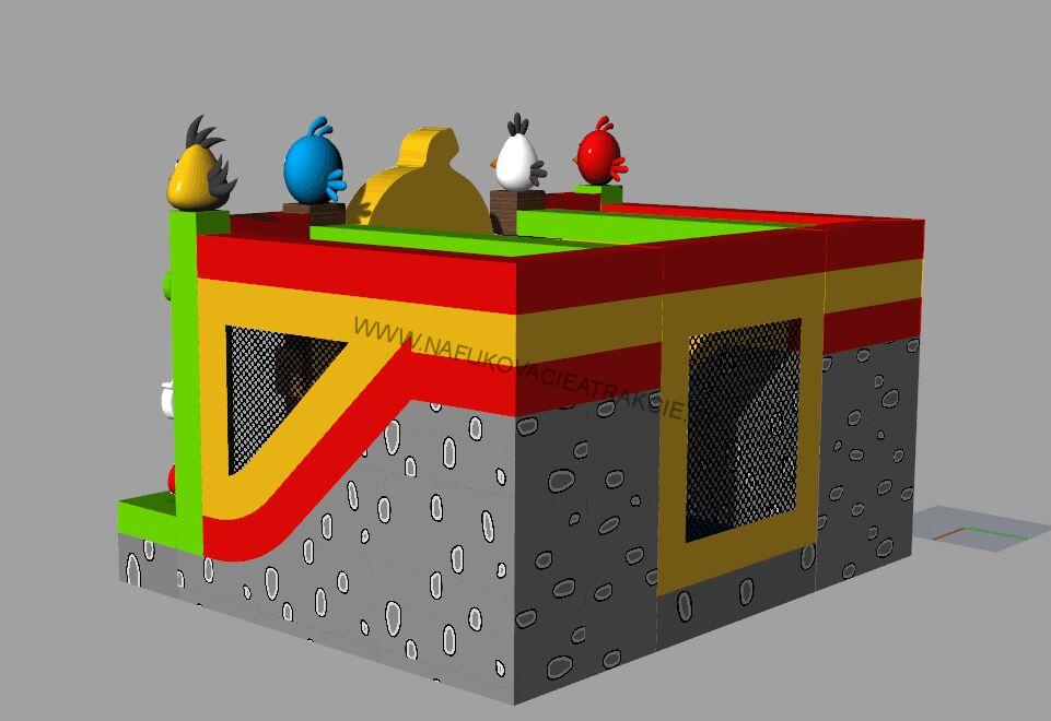 Nafukovací kombo ANGRY BIRDS "L"