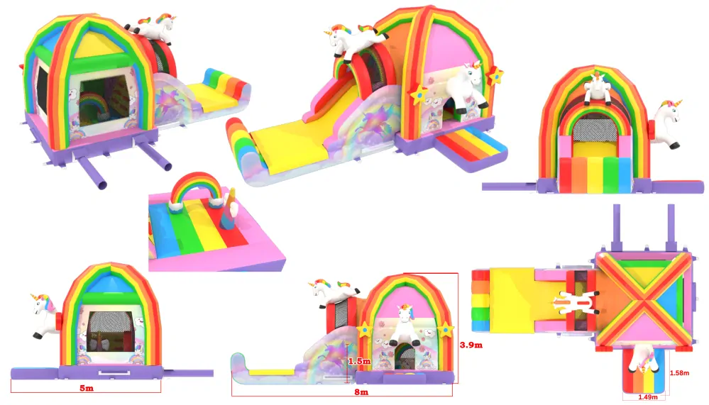 Nafukovací kombo Unicorns
