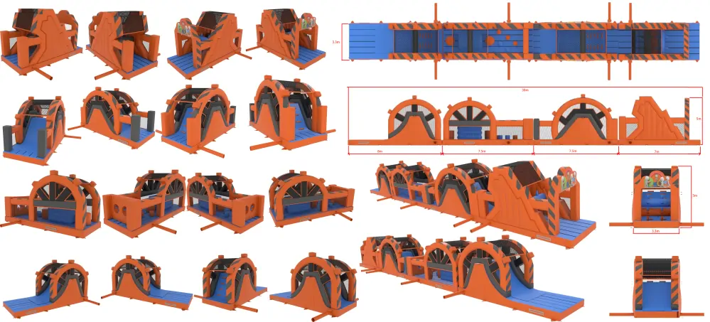 Nafukovací překážková dráha