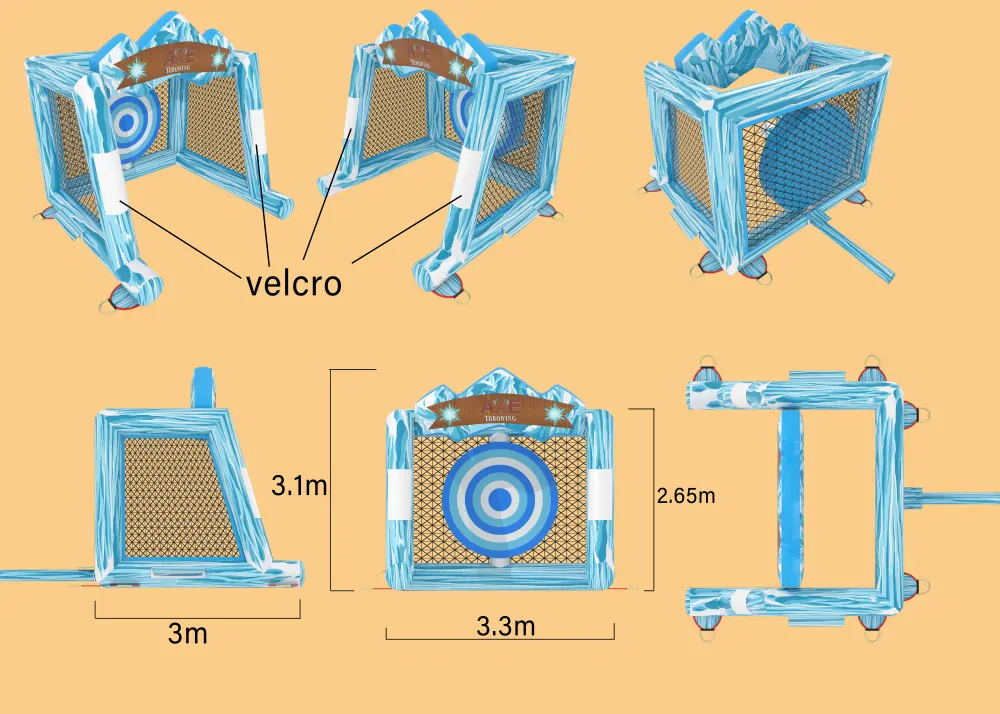 Nafukovací branka Axe