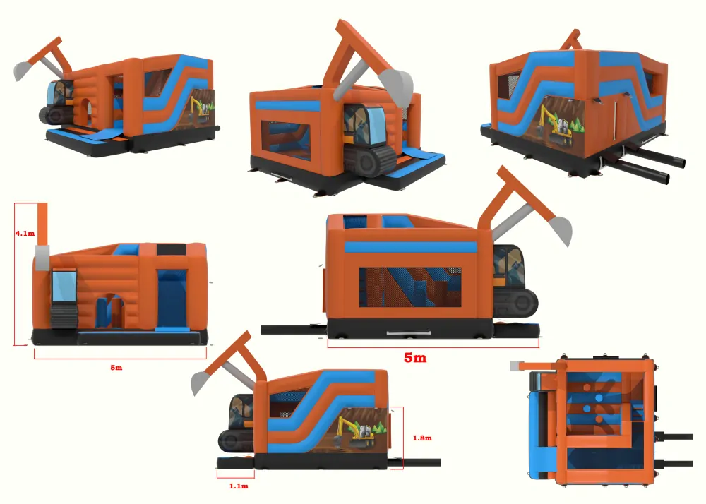 Nafukovací kombo Nakladač 3