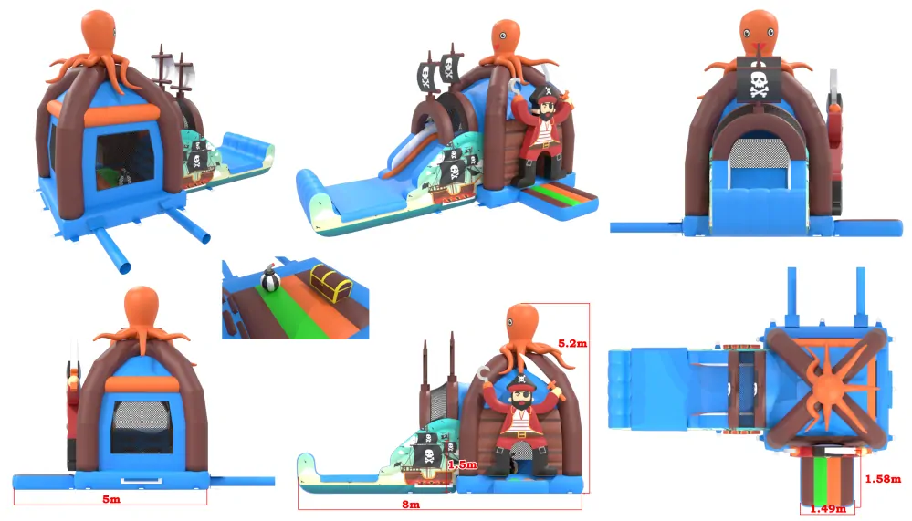 Nafukovací kombo Pirát